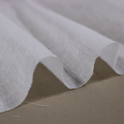 Breathable Soft White Muslin Lining, Cotton for Dress, Shirt & Blouse