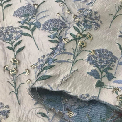 Floral Embossed Brocade - Metallic Jacquard
