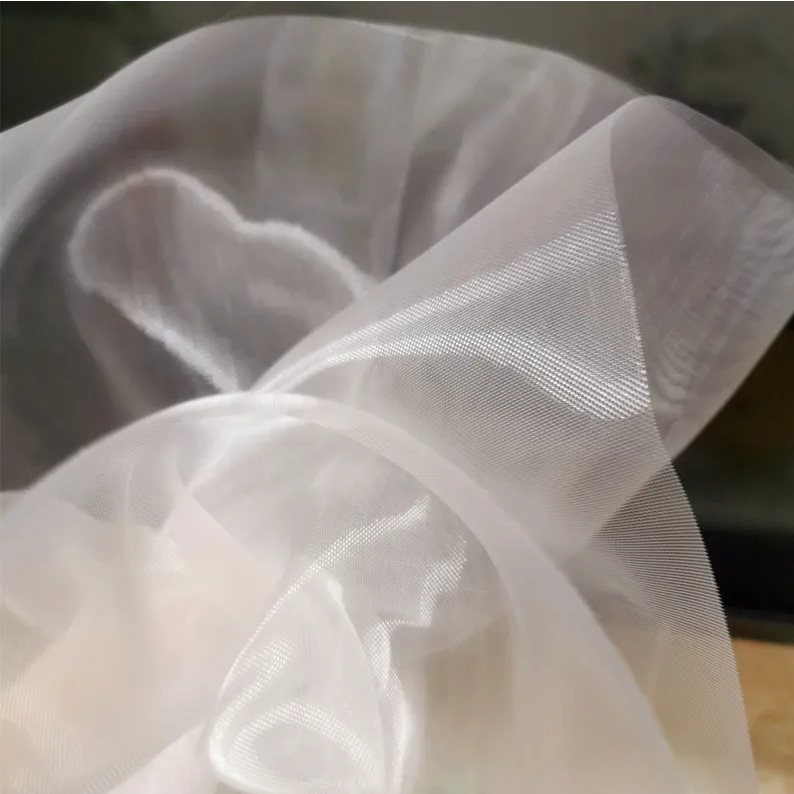 White Hard Tulle Fabric – Nylon Stiff Net for Corset & DIY